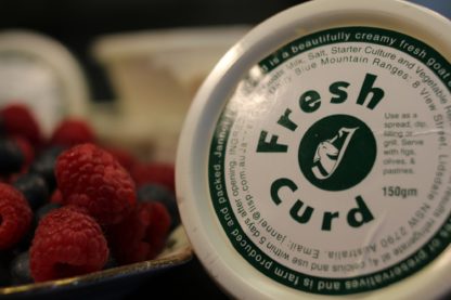 Curd goat cheese