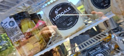 Lidsdale semi-hard matured goat cheese-